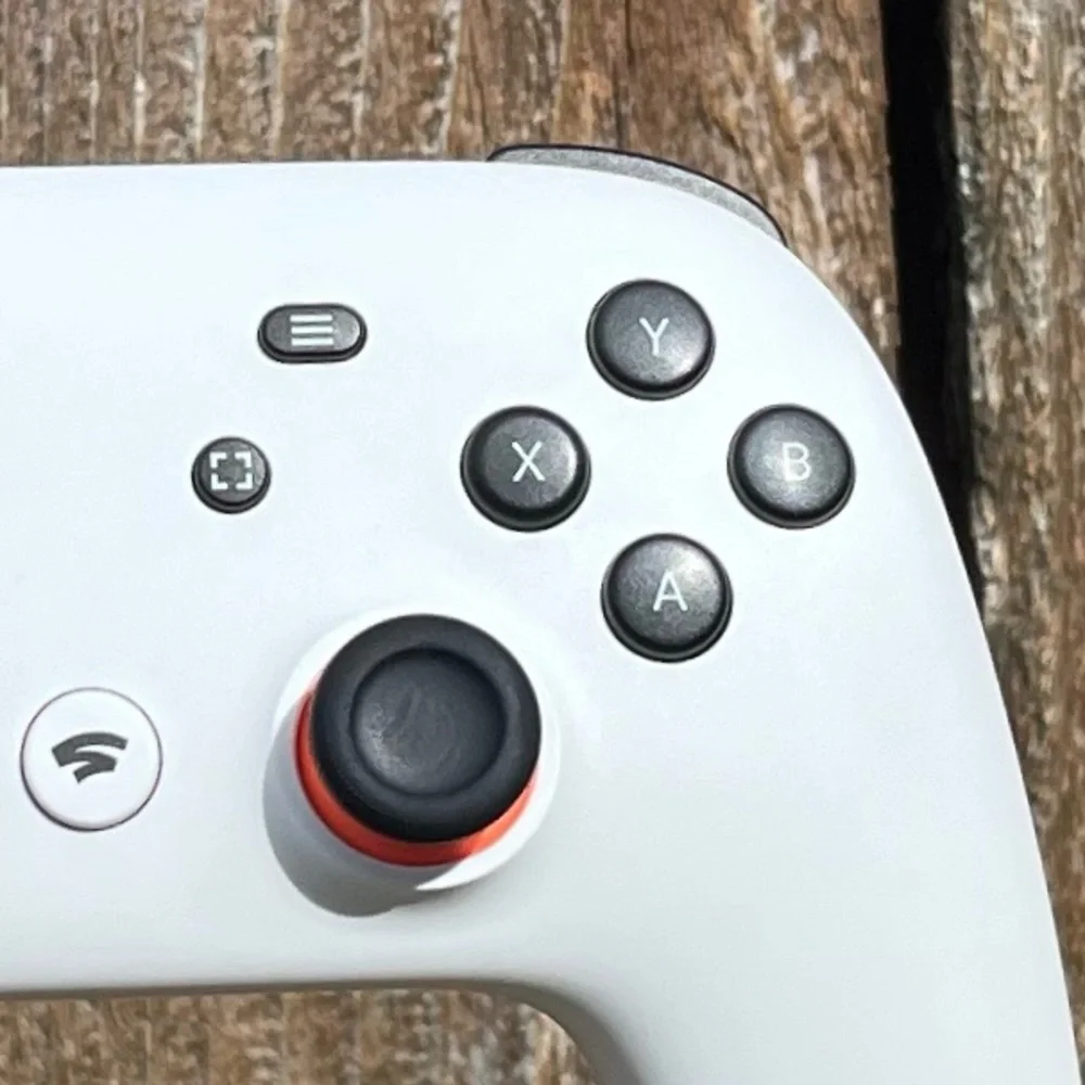 White Google Stadia Game Controller